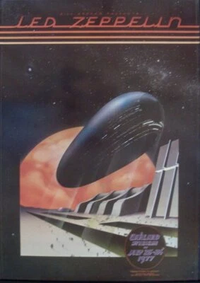 $2500 • Buy LED ZEPPELIN OAKLAND 1977 RANDY TUTEN BILL GRAHAM BGP Concert Poster 19x28 AOR
