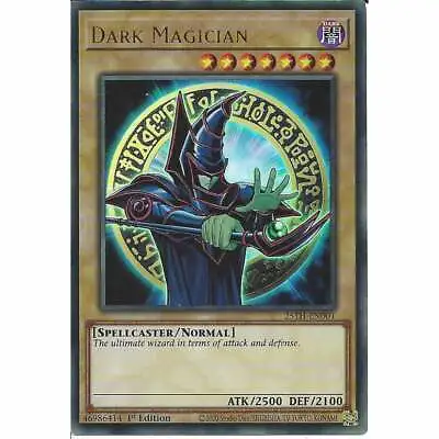 Dark Magician (alternate Art) 25TH-EN001 1st Edition Ultra Rare YuGiOh Card • £79.95