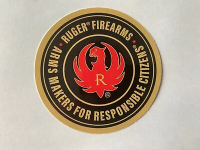 Genuine Ruger Seal Decal Logo Sticker OEM Retro For Gun Safe Car Laptop Window • $5.50