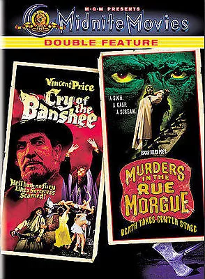 Cry Of The Banshee/Murders In The Rue Morgue (DVD 2003 Midnite Movies... • $6