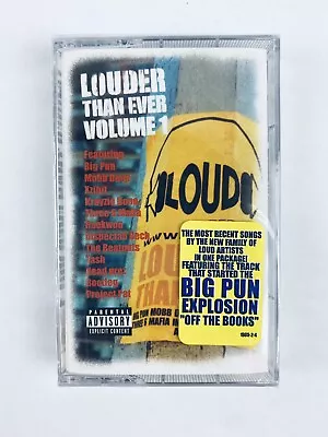 NEW Louder Than Ever Vol 1 Cassette Tape Big Pun Xzibit Mobb Deep Three 6 Mafia • $27