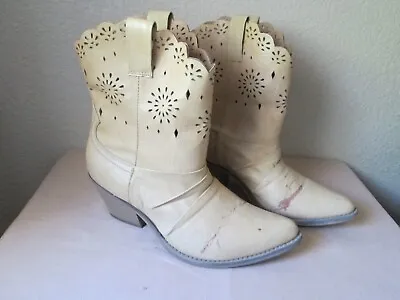 Xappeal Beige Tan Women's Western Cowboy Boots Size 8 10  H • $24.99