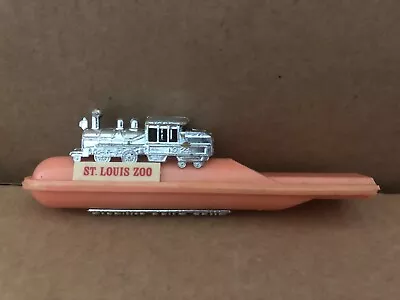 Vintage CHOO CHOO WHISTLE St Louis Zoo Plastic Train Steam Engine Tender • $29.99