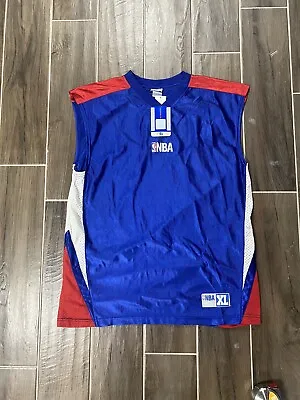 Vintage NWT Mens NBA Elevation Tank Top Jersey Blue Size Large • $16.96