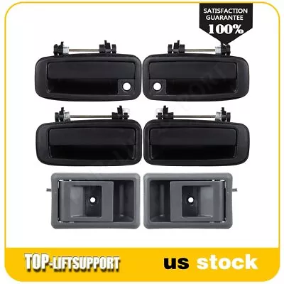 6x Outside Inside Door Handles Left + Right For 88-92 Toyota Corolla Sedan Wagon • $23.99