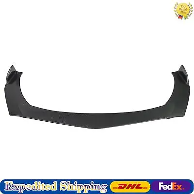 Universal Front Bumper Lip Body Kit Spoiler Fit GMC Honda Civic Carbon Fiber #9 • $104.65