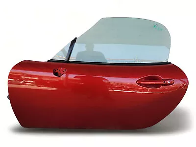 Mazda MX-5 16-23 Miata Door Assembly Left Assembly Red N2Y0-59-02XD D008 OE • $756.03