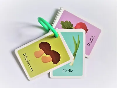 Early Learning 20 Flash Cards | Vegetables | KS1 | Educational | Combine P&P • £3.75