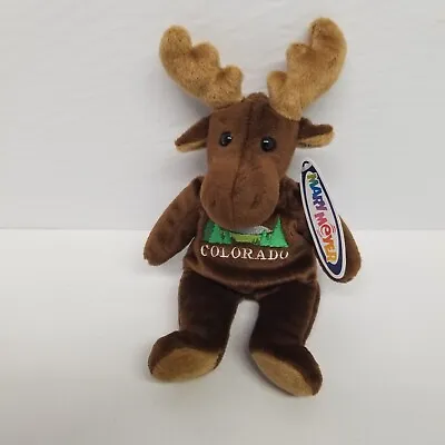 Colorado Souvenir Moose 8  Plush Toy By Mary Meyer 2003 New W/ Tags • $14.95