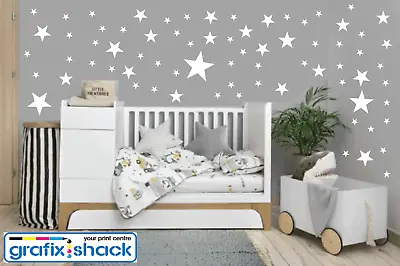 £2.98 • Buy Star Wall Stickers Mixed Size Kids Decal Art Nursery Bedroom Vinyl Decoration