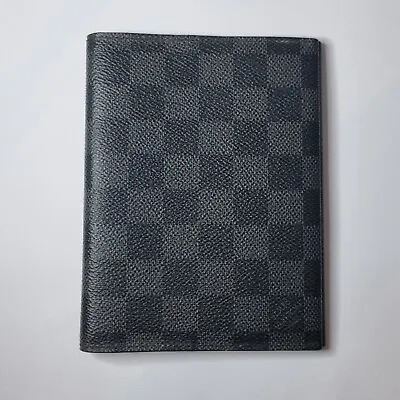 Louis Vuitton Damier Graphite Notebook Cover Pm N63141 Agenda Diary Organiser • £399.99