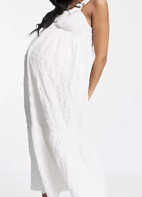 Asos Desingn Dress Maternity White  Size 6  Very Comfortable • $19.23