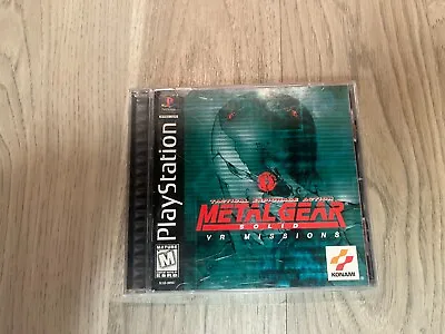 Metal Gear Solid VR Missions For The Sony Playstation 1 System. FREE S&H! • $24.89