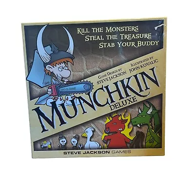 Munchkin Deluxe Board Card Game From Steve Jackson Games SJG 1483 SEALED NIB • $18