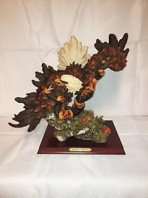 Montefiori Collection Resin Bald Eagle And Coral Snake Sculpture • $35