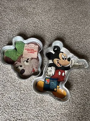 $14.99 • Buy Vintage Mickey/Minnie Mouse Cake Tins