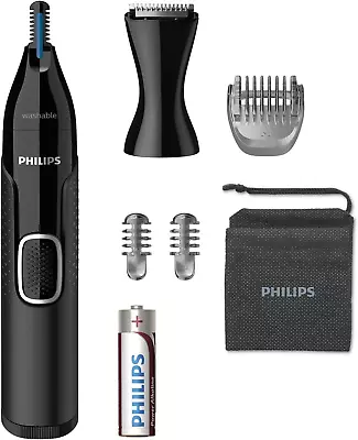 Philips Nose Trimmer Series 5000 Nose Hair Ear Hair And Eyebrow Trimmer With Pr • $83.95