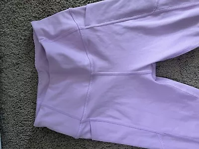 Victorias Secret Women Size 4 Highwaisted Leggings Yoga Pants Light Purple • $7