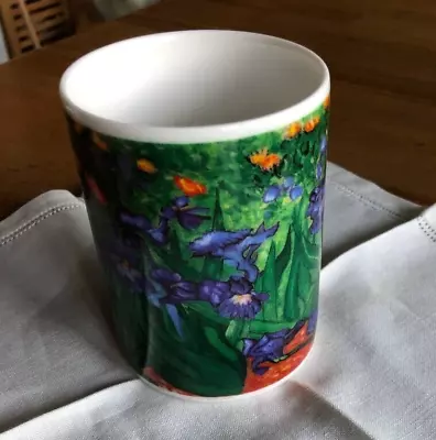 Garden At Home Irises Van Gogh Multi Colored Porcelain Mug Cup • $15