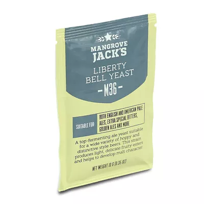 Mangrove Jacks Craft Series 10g Beer Yeast - M36 Liberty Bell Ale • £3.40