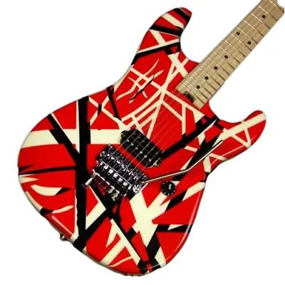 EVH Striped Series Red With Black Stripes • $1502.56