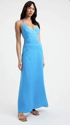 $50 • Buy Kookai Blue Halter Dress Size 42