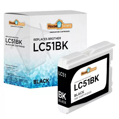 Replacement With Brother LC51 Black (LC-51 LC 51) 240 3360 685 • $5.25