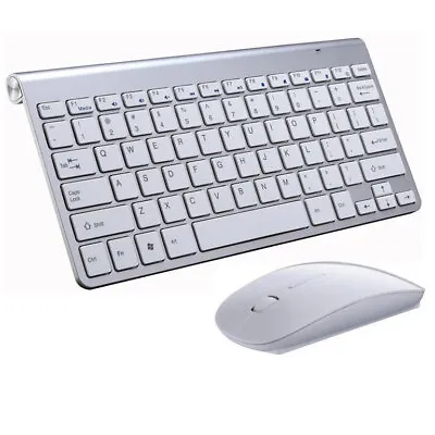 2.4G Cordless Wireless Keyboard And Mouse Set For PC MAC Laptop Computer • £14.63