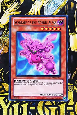 Svartalf Of The Nordic Alfar STOR-EN015 Super Rare Yugioh Card • £1.99