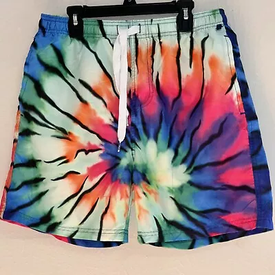 Vintage Uzzi Swim Men M Multicolor Surf Beach Shorts • $16.90