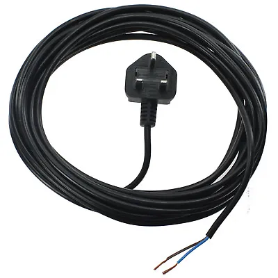 2 Core Electric Mains Power Lead Plug Cable For BLACK & DECKER Lawnmower 8.4M • £11.25