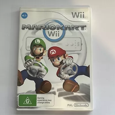 Mario Kart Wii + Manual - Nintendo Wii Game VGC PAL  Complete • $32
