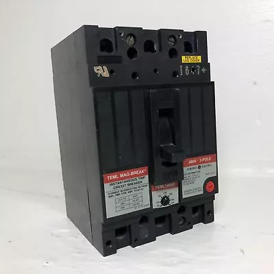 GE TEML34030 30A Mag-Break Circuit Breaker 480 VAC 3P 30 Amp General Electric • $180