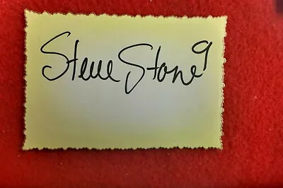 $8 • Buy Nrl Rugby League Player Steve Stone Hand Signed Place Card When At Adealide Rams