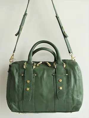 $179.99 • Buy  ZAC POSEN Z Spoke Gorgeous $550 Get Happy Forest Green Leather Convertible Bag