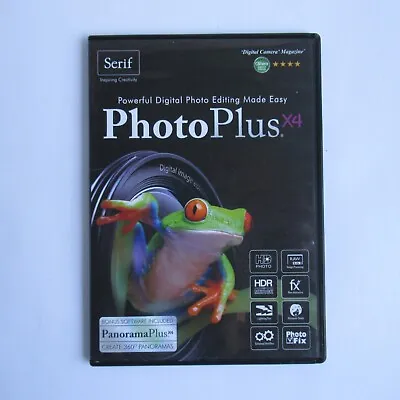£5 • Buy **NO PRODUCT KEY** Photo Plus X4 Serif (PC Image Editing Software Box Case)