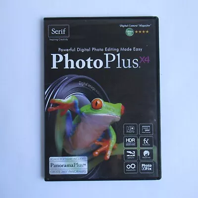 £5 • Buy **NO PRODUCT KEY** Photo Plus X4 Serif (PC Image Editing Software Box Case)