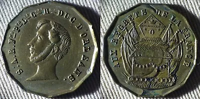 £14.50 • Buy Medal : France Duke Of Orleans Death Medal 25 Mm, Brass IRTM1033