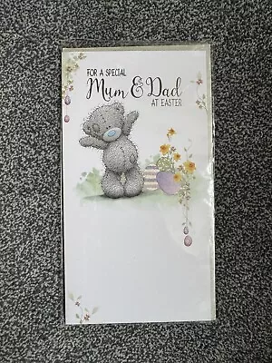 Me To You Grey Bear Mum & Dad Easter Card • £2.50