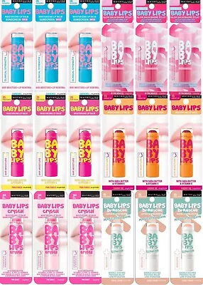 Maybelline Baby Lips Moisturizing Lip Balm 0.15 Oz ~ Pick Your Flavor • $14.99