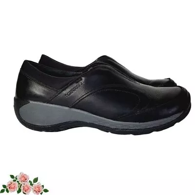 Merrell Encore MOC Q2 Pro Work Shoes Functional Slip-on Black Women's Size 8 • $34.95