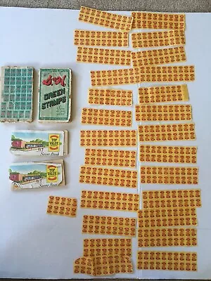Vintage Top Value Trading Stamps (2 Books) & S&H Green Stamp 2 Quick Saver Books • $18.49