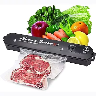 Vacuum Sealer Machine + Bags Precut Food Storage Heat Seal Cryovac Bags ✌ • $29.40