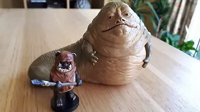 Star Wars Jabba The Hutt And Ewok Figures • £11