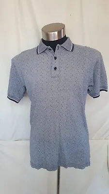 Mens Cotton Polo T-Shirt Triumph Cotton Blue Pit To Pit 21  Chest 40  1049 • $18.65