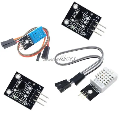 NEW DHT22/AM2302 DHT11 DS18B20 Digital Temperature And Humidity Sensor Module • $1.68