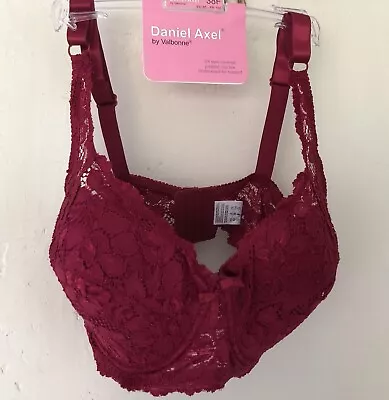 Daniel Axel For Valbonne Bra Size 38f In Deep Red • £5