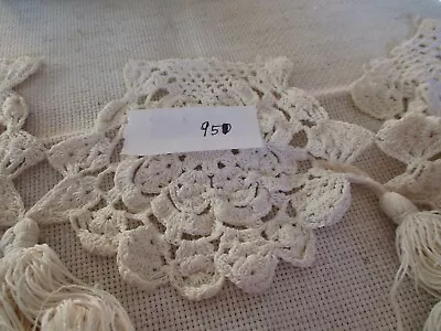 Vintage White Crocheted Edging  16 1/2 Inches. Lot 951 • $11.85