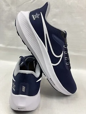 Nike Air Zoom Pegasus 39 Dallas Cowboys Shoes DR2040 400 Navy White Sz 10 • $134.99