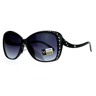 $10.95 • Buy Womens Rhinestone Sunglasses Rectangular Frame Luxury Fashion UV 400